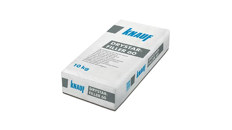 Weiße 10-kg-Tüte Knauf Drystar-Filler.